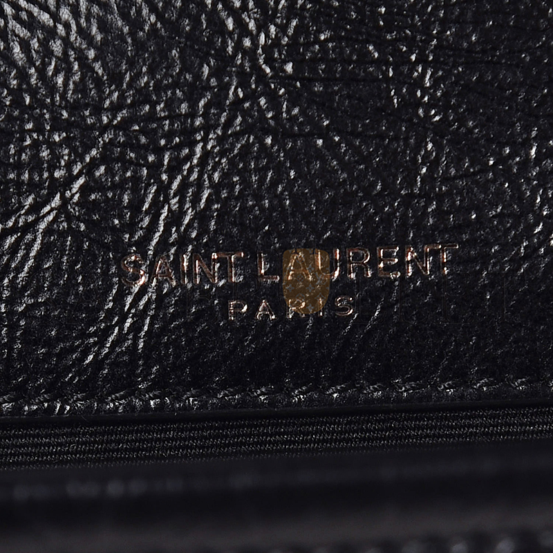 YSL BABY NIKI CHAIN SATCHEL BLACK 413098 (18*12.5*5cm)
